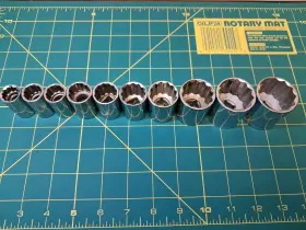 Craftsman V-44244 Shallow Socket Set Usa Metric 10pc.set 1/2 Inch Drive 12pt 14mm-32mm Craftsman V-44244 Shallow Socket Set Usa Metric 10pc.set 1/2 Inch Drive 12pt 14mm-32mm