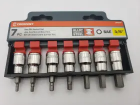 CBSS0N CRESCENT Alloy Steel Hex Bit Socket Set