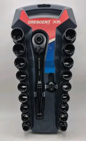 X6PT CRESCENT Ratchet Socket Set