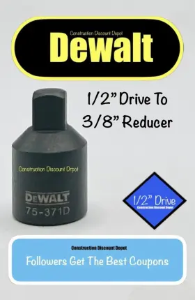 75-371D DEWALT Drive Reducer Adapter Impact Socket