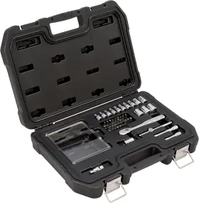 Dewalt Dwmt19238-1 37 Piece 1/4 Inch Drive Metric Socket And Bit Set -