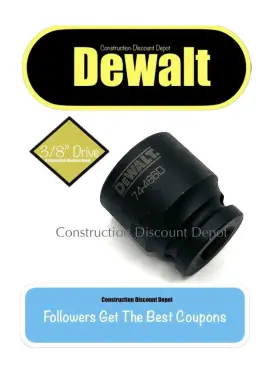 DWMT74466 DEWALT Drive Shallow Point Impact Socket