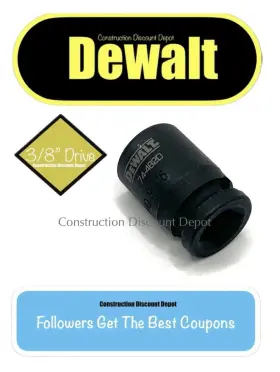 DWMT74482 DEWALT Drive Shallow Point Impact Socket