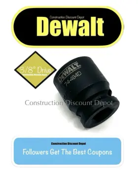 DWMT74483 DEWALT Drive Shallow Point Impact Socket