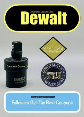 DWMT74968D DEWALT Drive Impact Joint