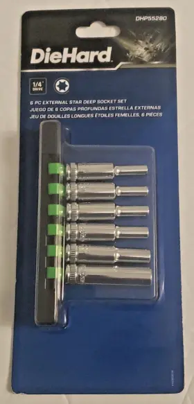 DHP55280 DIEHARD Drive Socket Set Holder Star