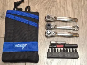 3PCMR DISEN Micro Ratchet Tool Set Hex Bit