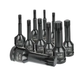 01138B DPTOOL Torx Impact Socket Bit Driver Set M30 M70 Star #2