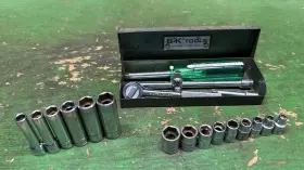 4512M DRESSER INDUSTRIES S-K Tools Drive Socket Set Shallow