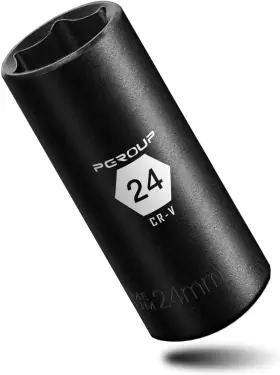 Drive Deep Impact Socket Pbt310024m 3/8 Metric 24mm 6-point Manganese Phosphate Coating