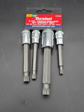 60-900 DURALAST Triple Square Bit Socket Set