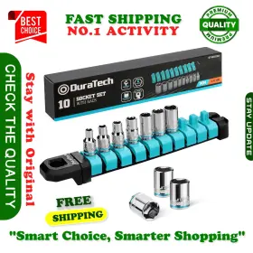 DT401020 DURATECH Drive Socket Set Shallow