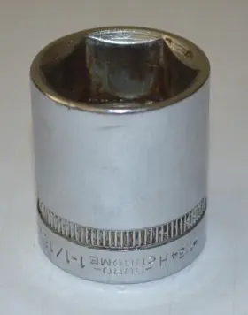 1134H DURO CHROME Drive Shallow Socket Great #2