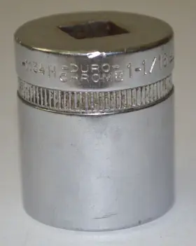 1134H DURO CHROME Drive Shallow Socket Great