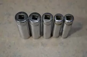 4509TD DURO CHROME Drive Socket Set #3