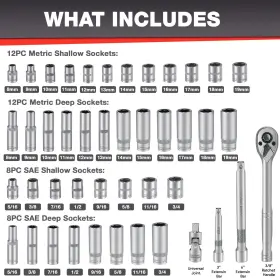 EC028 EACELIY Drive Impact Socket Set Master #2