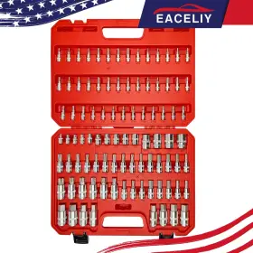 EY007 EACELIY Allen Bit Socket Set Steel S2 Cr-v