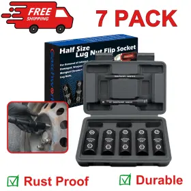 E230107 EASCHWORK Pack Lug Nut Socket Set Drive Wall Impact