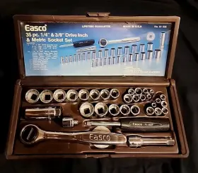 91-535 EASCO Tools Socket Set Ratchet