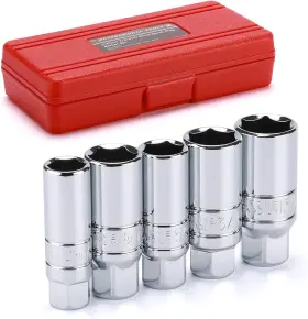 ET509 EMENTOL Drive Spark Plug Socket Set