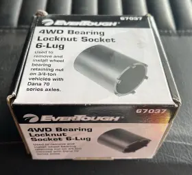 67037 EVERTOUGH Wheel Bearing Lock Nut Socket Once Dana