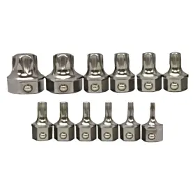 T1000-45 EZ RED Torx Bit Set #2