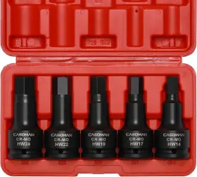 CS221 FOCUS AUTO TOOLS Drive Impact Hex Driver Set