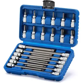 ET609 FOCUS AUTO TOOLS Drive Torx Bit Socket Set Star