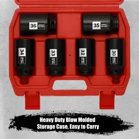 CS073 FOCUS TOOL Drive Spindle Axle Nut Impact Socket Set #3