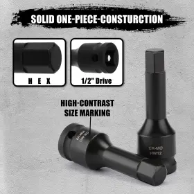 CS088 FOCUS TOOL Drive Master Impact Hex Bit Set #3