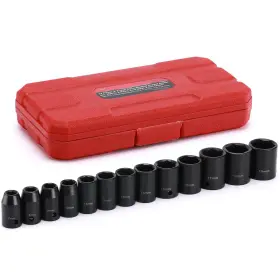 CS259 FOCUS TOOL Point Shallow Impact Socket Vanadium Set Crv