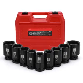 CS339 FOCUS TOOL Drive Spindle Axle Nut Impact Socket Set
