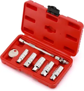 CS384 FOCUS TOOL Drive Spark Plug Socket Set Extension Bar