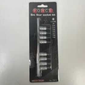 20812 FORCE Socket Bit Set Star