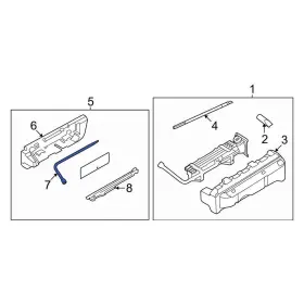 KK3Z17032A FORD OE Wheel Lug Wrench