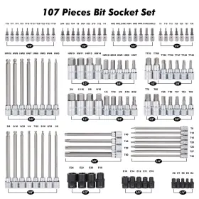 CS117 FS TOOL Bit Socket Set Drive Torx #3