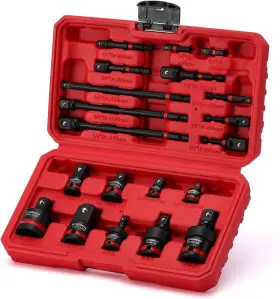 CS587 FS TOOLS Drive Impact Socket Adapter Set Hex Shank