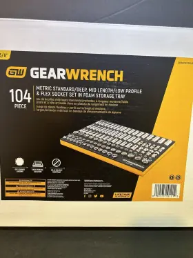 GWMSSKT38MM GEARWRENCH Drive Master Socket Set Foam Storage