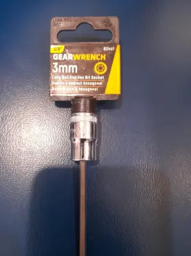80441 GEARWRENCH Ball End Hex Bit Allen Socket