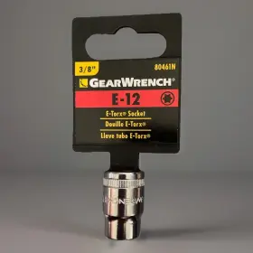 Gearwrench 80461 New E-12 External Torx Socket 3/8 Inch Drive