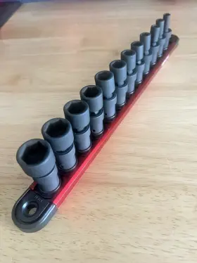 84905 GEARWRENCH Impact Wobble Socket Set Magnetic Rail