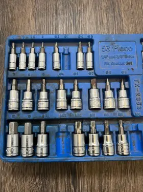 TX-2353 GENIUS TOOLS Master Bit Socket Set Hex Torx Xzn #2