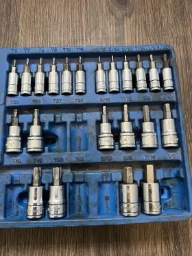 TX-2353 GENIUS TOOLS Master Bit Socket Set Hex Torx Xzn #3