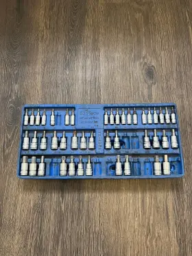 TX-2353 GENIUS TOOLS Master Bit Socket Set Hex Torx Xzn