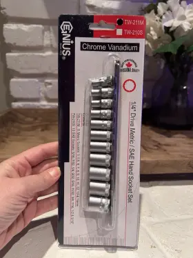 TW-211M GENIUS Drive Socket Set