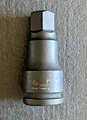 3932F GP Pneumatic Impact Socket Drive Hex Bit