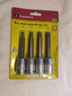 33625418 GREAT NECK Brake Caliper Bit Set Nos Star
