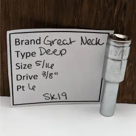 SK19 GREAT NECK Socket Drive Point