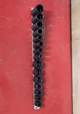10XXR-10XXD GREY PNEUMATIC Impact Shallow Socket Set #2