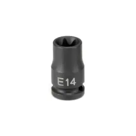 1114ET GREY PNEUMATIC Drive Impact Socket E14 Star